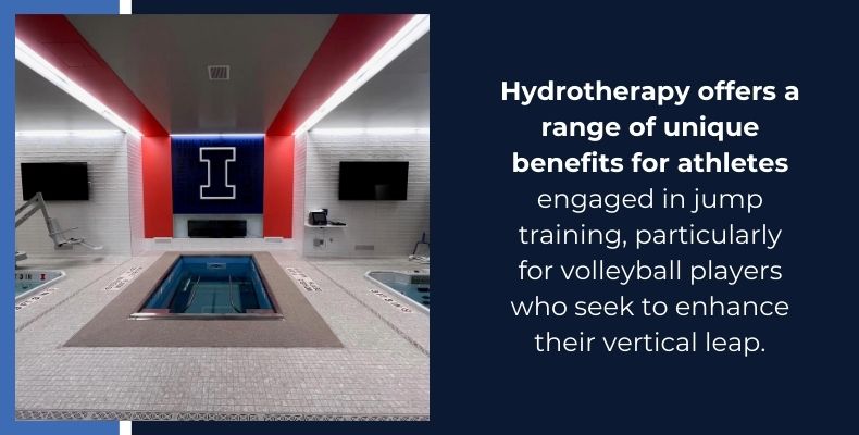 Hydrotherapy offers a range of unique benefits for athletes